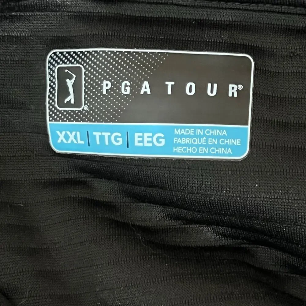 Men's PGA Tour Black Pullover Hoodie Sweater Jacket XXL